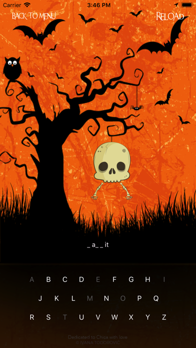Screenshot #3 pour Halloween Hangman