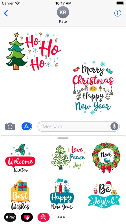 Merry Christmas Sticker Fun