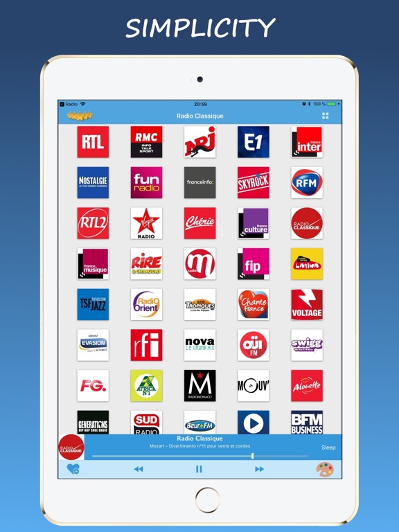 Radios France - Live ! iPad screenshot 1 - Utilities app