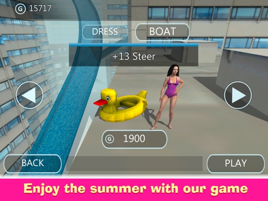 Uphill Water Park Racing Champion iPad screenshot