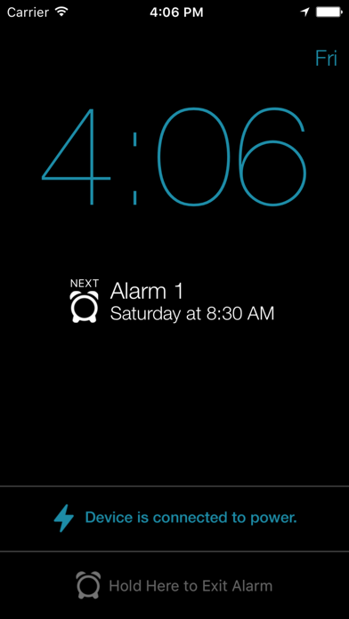 Screenshot #1 pour Auto-Shutoff Alarm Clock