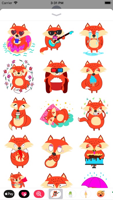 Fox of 21st century Stickers screenshot 2