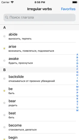 Game screenshot Irregular verbs mod apk