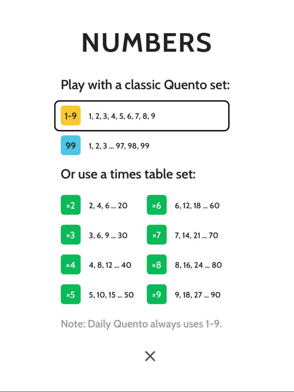 Quento iPad screenshot