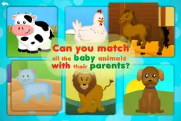 Game screenshot Animals Babies Puzzles Lite apk