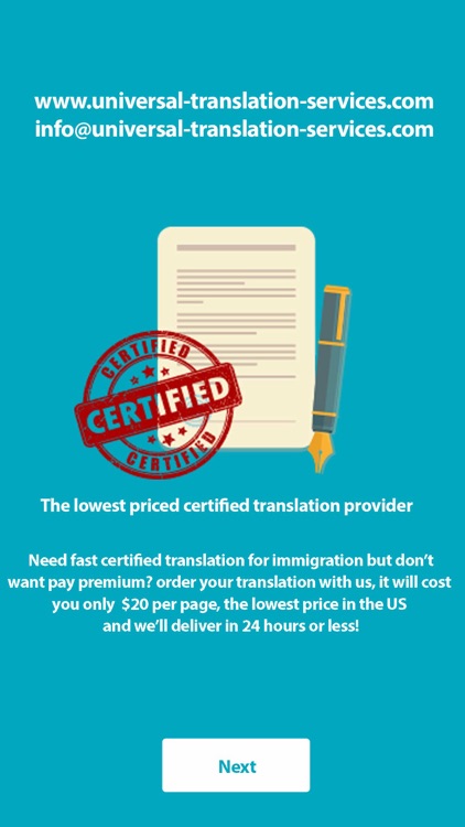 Certified Translation Tool