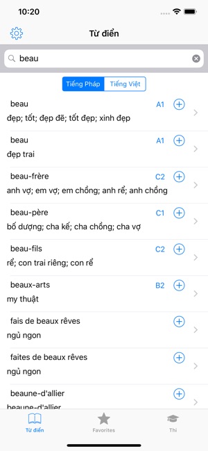 French: Việt - Pháp từ điển