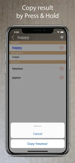 Game screenshot French English Dictionary Pro+ hack