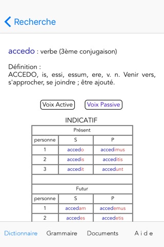 Tabula (Dictionnaire Latin) screenshot 2