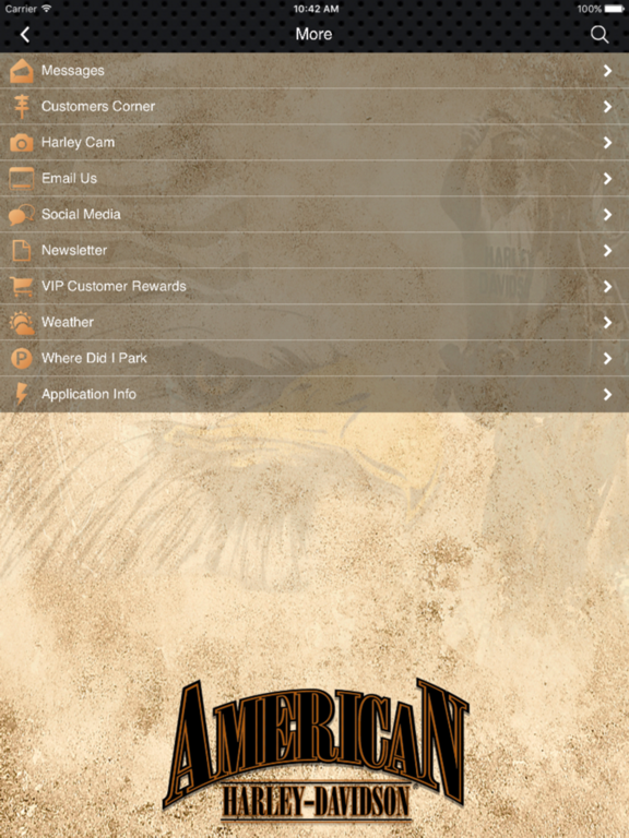 American Harley-Davidson iPad screenshot 4 - Business app