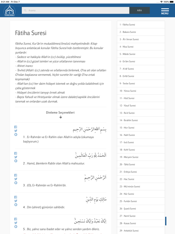 Screenshot #5 pour Tevhid Meali