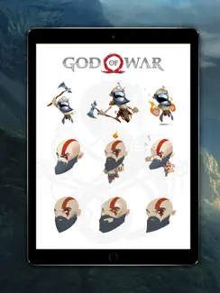 God of War Stickers iPad image 1