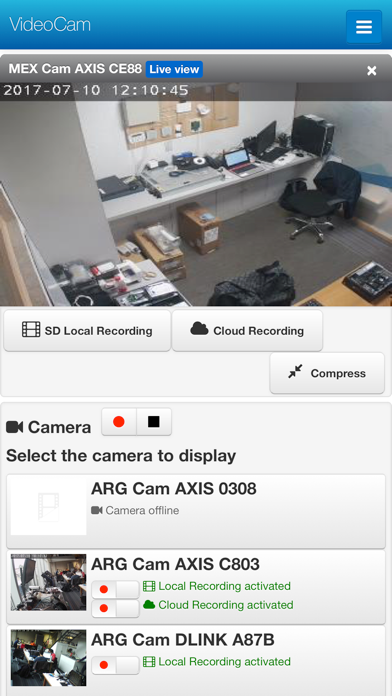 Videocam Cloud app screenshot 3