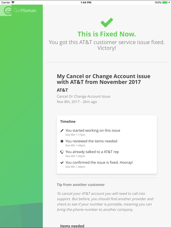 GetHuman iPad screenshot 4 - Utilities app