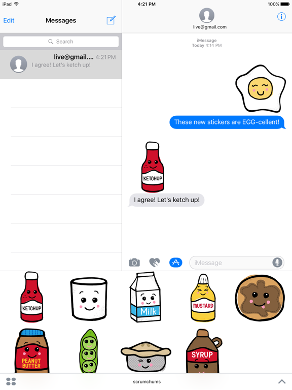 Screenshot #5 pour Scrumchums™ Sticker Pack