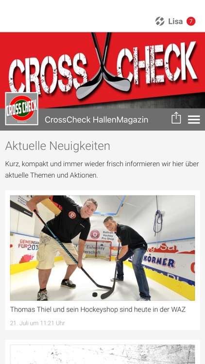 CrossCheck HallenMagazin