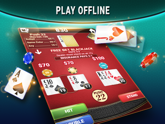 Blackjack & Baccarat - Casino iPad screenshot