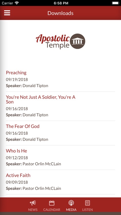 Apostolic Temple screenshot-4