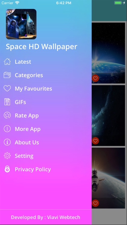 Galaxy Space Wallpaper HD screenshot-3