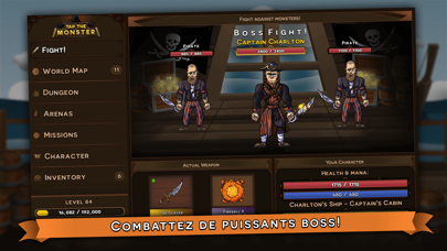 Screenshot #1 pour Tap the Monster - RPG clicker