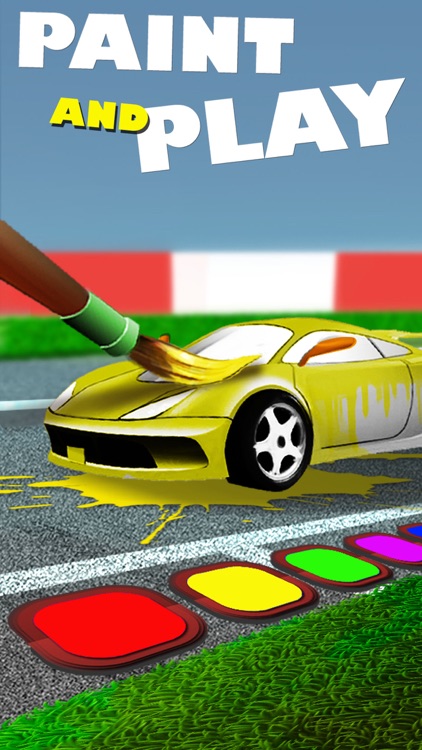 Cars coloring book -  3D drawings to paint