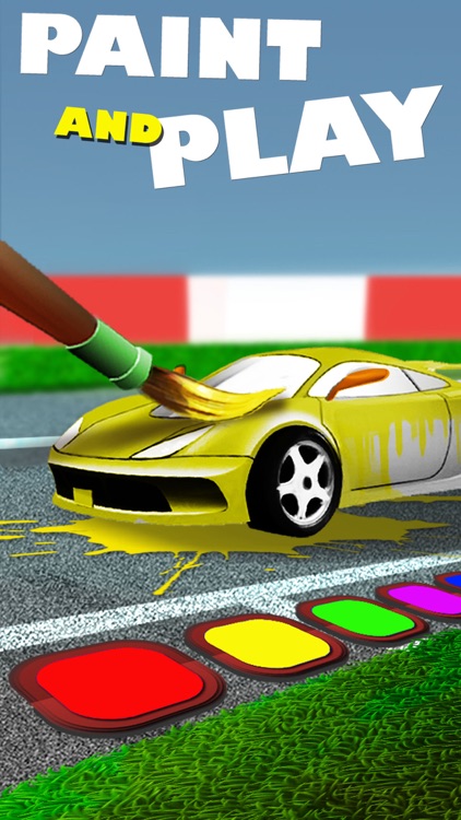 Cars coloring book - 3D drawings to paint