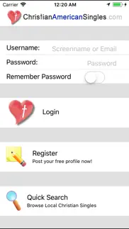christian american singles iphone screenshot 1
