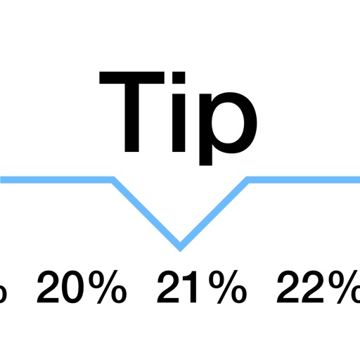 Tip calculator 'Tipping made easy' Icon