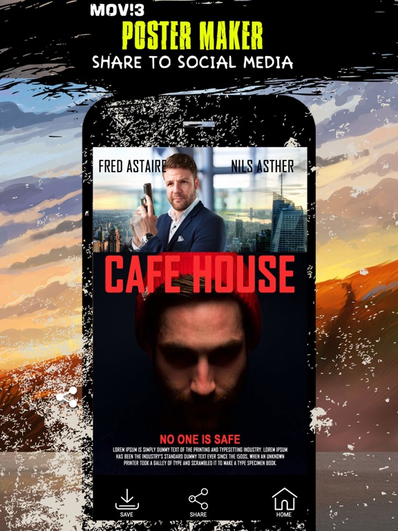 Movie Poster Creator iPad screenshot
