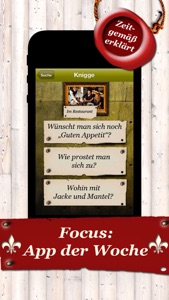 Knigge heute - Benimm ist in! screenshot #3 for iPhone