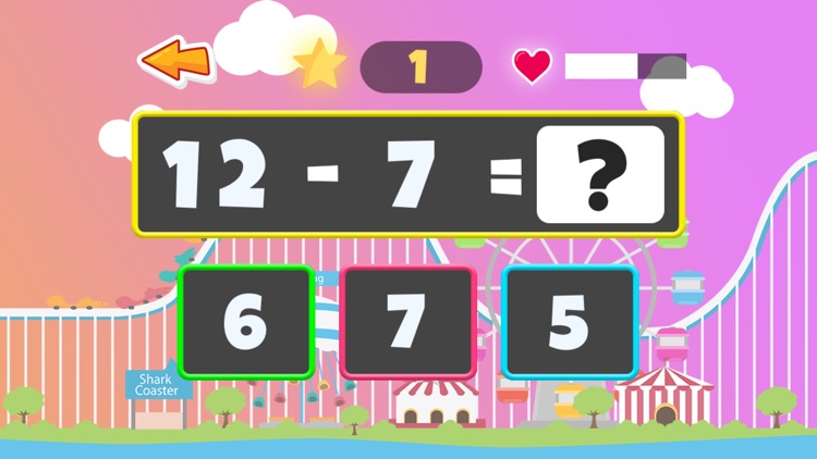 Amusement Park Math for kid screenshot-3