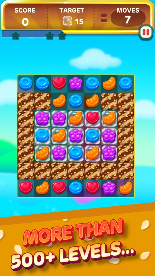 #3. Lollipop Sweet Mania - Match 3 (iOS) By: Sebastin Michael