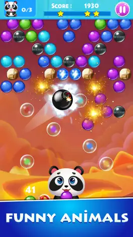 Game screenshot Bubble pop cat rescue match 3 puzzle apk