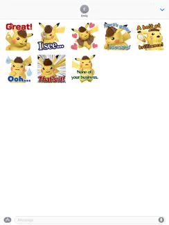 Detective Pikachu Sticker Pack iPad image 2