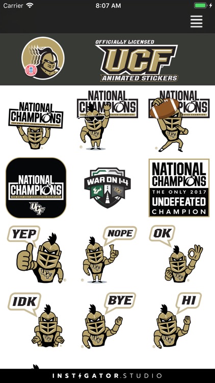 UCF® Stickers screenshot-3