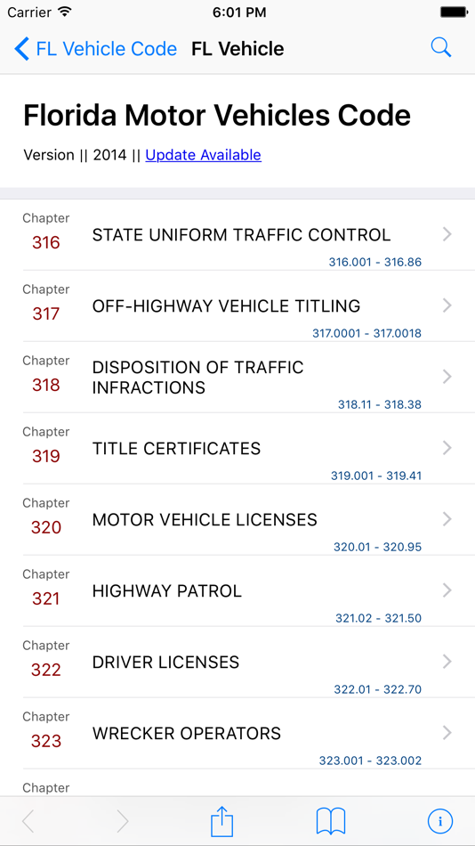 Florida Vehicle Code (LawStack Series) - 8.605.20170723 - (iOS)