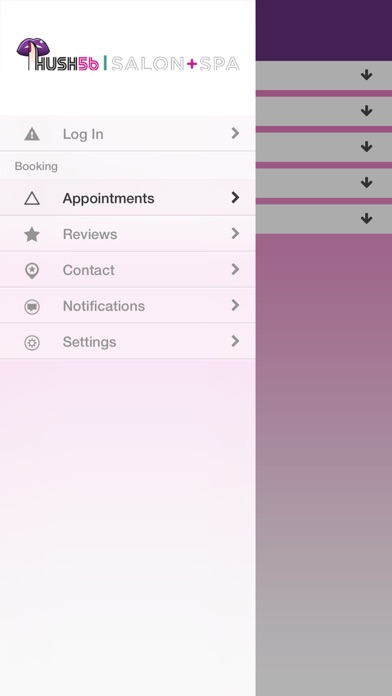 Hush56 Salon + Spa screenshot 2
