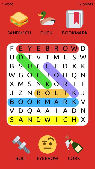 Word Seek Emoji screenshot 3