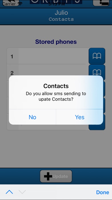 Screenshot 4 of ORBIS ORUS GSM App