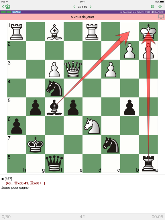 Screenshot #4 pour Tactique aux échecs 1400-1600