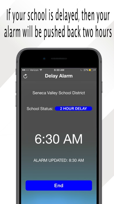 Delay Alarm iPhone screenshot 4 - Utilities app