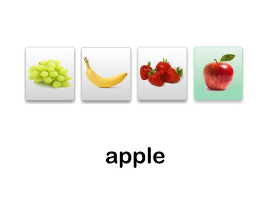 Autism iHelp - Food iPad screenshot 4 - Education app