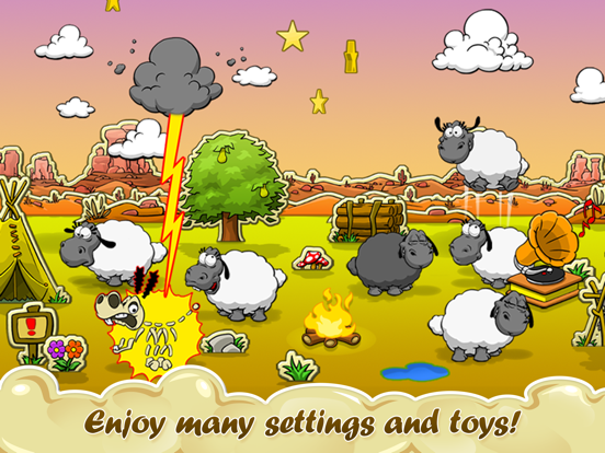 Clouds & Sheep iPad screenshot 3 - Games app
