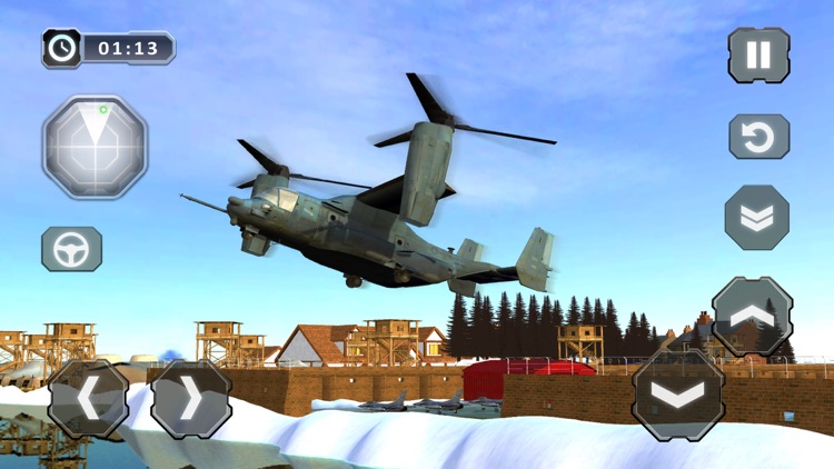US Military Transporter Simulator & Flying Sim screenshot-3