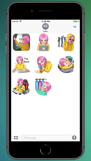 Internet Girl Stickers(圖2)-速報App
