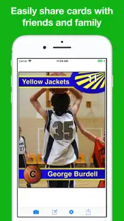 sports card maker pro iphone screenshot 2