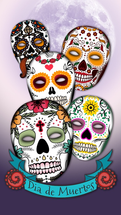 Mexican catrina face mask AI
