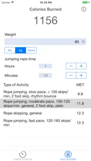 pedometer jump rope counter iphone screenshot 2