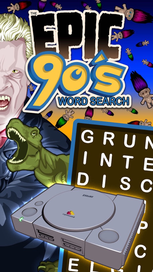 Epic 90s Word Search - giant nineties wordsearch - 1.20 - (iOS)