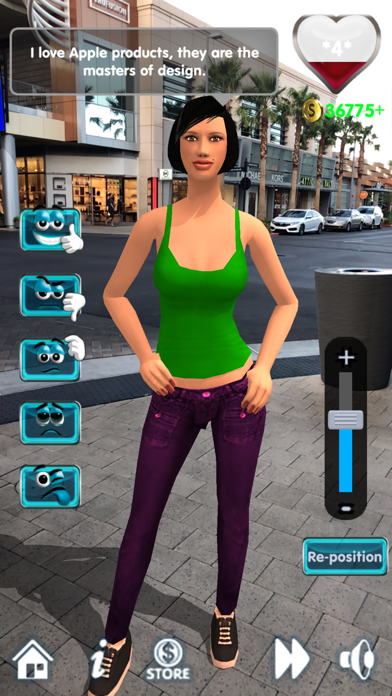 My Virtual Girlfriend AR Screenshot